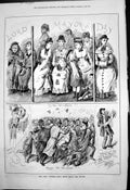 Old Print Lord Mayors Show In Window From Window A Stretch Nancy Lee 1878 19th