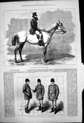 Antique Print Earl Spencer Master Pytchley Huntsman First Second Whips 1875