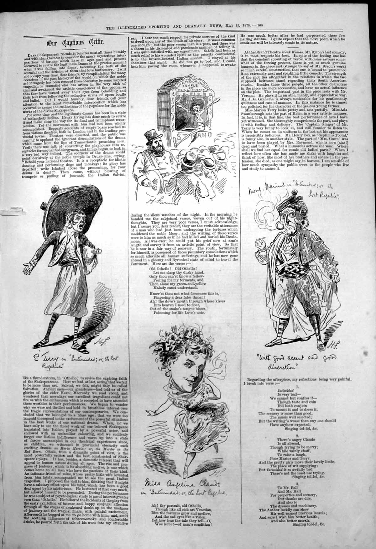 Old Captious Critic Intimidad Lost Regalia E Terry Angelina Claude 18 19th