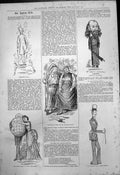 Old Antique Print Captious Critic Helen Barry Round World Mr Odell 1875 19th