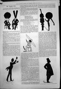 Old Print Captious Critic Poet Laureate Moore Burgess Minstrels Pony 1875 19th