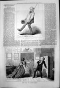 Antique Print John Emery Scene From Countess Romani Man Stabs Himself 1877 19th