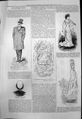 Antique Print Captious Critic Dead Secret Walk Covent Garden Promenade 1877