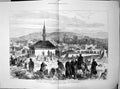 Old Print Town Plevna Road Lovatz Remains Palace Ghazi Ali Bey Konak 1878 19th