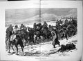 Antique Old Print War Turkey Artillery Russian Imperial Guard On March 1878