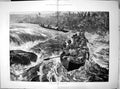 Antique Print Shooting Rapids On Congo Natives Boats Oars W H Overend 1878 19th