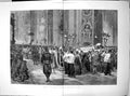 Old Antique Print Funeral Pope Pius 1X Procession Tomb In St Peters 1878