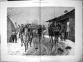 Antique Print Russian Siers Entering Turkish Village During Late War 1878 19th