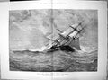 Antique Print Loss Hms Eurydice March 24 Struck By Squall B Cuddiford 1878