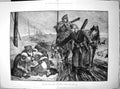 Antique Old Print For This They Fight Incident During War Shelter Enemy 1878