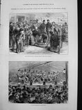 Old Sketches Troop Ship Nubian Kaffir War Doctors Parade Minstrels 18 19th