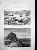 Old Kaffir War Landing Troops London Greek Insurrection Thessaly 1878 Victorian