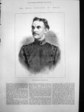 Antique Old Print Royal Marriage Berlin Prince Bernhard Saxe Meiningen 1878