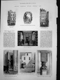 Old Childs Banking House Temple Bar Tablet Ben Jonson Head Apollo 187 Victorian