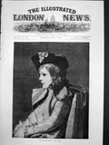 Antique Old Print Young Republican M Goupil Young Boy Uniform Cap Ribbon 1878