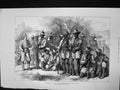 Antique Old Print Kaffir War Fingo Corps Mustered Before Going Into Bush 1878