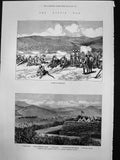 Old Kaffir War Battle Umzintzani Relief Fort Warwick Col Lambert 1878 Victorian