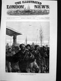 Original Old Antique Print War Bulgaria Removal Sick Wounded 1878 Victorian