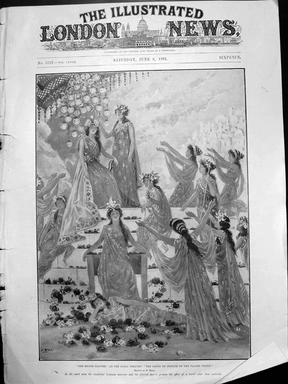 Old Silver Slipper Lyric Theatre Court Justice Planet Venus S Begg 19 20th