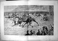 Old Print Races Dongola Before Mudir Sketch Officer Nile Expedition 1884 19th