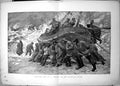 Original Old Antique Print Putting Off Wreck Norfolk Coast C Staniland 1884