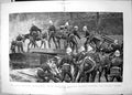 Old Print Royal Military Tournament Major Radcliffs Battery Pontoon 1891 19th