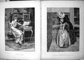 Antique Old Print Love Token Herbert Gandy Bible Lesson Mrs Alma Tadema 1884