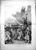Antique Print Left Behind Paul Renouard Poor Children Watch Steamboat 1894 19th