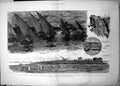 Original Old Antique Print Rebellion Soudan Reinforcements Khartoum Kaweh 1883