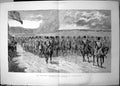 Old Print Review Before Queen Aldershot Royal Horse Artillery March 1887 19th