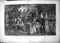 Antique Print Evening Fete Gardens Royal Botanic Society Regents Park 1887 19th