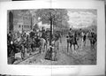 Antique Old Print Waiting Glimpse Her Majesty Hyde Park John Charlton 1888 19th