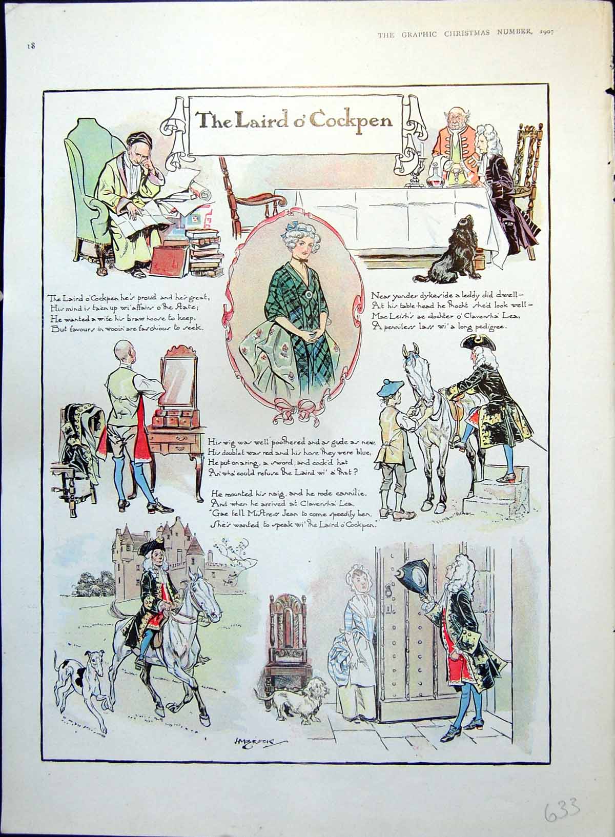 Old Laird O'Cockpen Seeking A Partner Refuses At First Then Yes 1907 20th