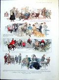 Antique Old Print Romance Feminine Emancipation Eligible Bachelor Shot 1906