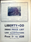 Antique Old Print Austrian Christmas Ceremony Underground Lemco Advert 1908