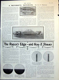 Old Print Straker-Squire Car German Emperors Kitchen Adverts Colgate 1910 20th