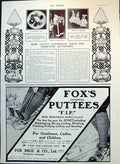 Old Print Father Santa Fox'S Puttees Adverts Bulmer'S Cider Benger'S 1913 20th