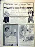Antique Print Wolfe'S Schnapps Benger'S Foods Princes' Restaurants Ads 1912
