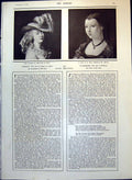 Old Print Countess Du Barry S. Mary Magdalene Deserted Barn Pattison 1916 20th