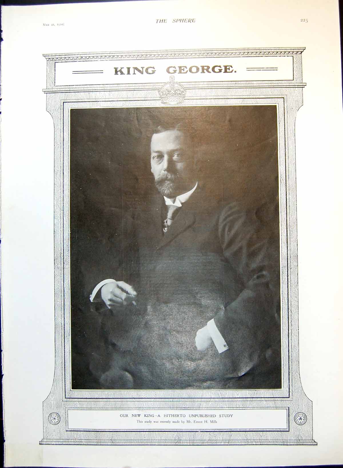 Old King George V New King Queen Mary I Ii King Georgs I Ii Iii Iv 1910 20th