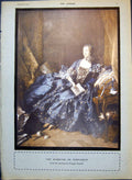 Antique Print Marquise De Pompadour F Boucher National Costumes Allies 1915