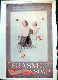 Old Print Erasmic The Dainty Soap Advert Muffin Man Poem The Sixties 1917 20th