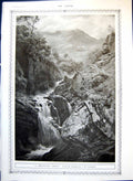Old Print Mountain Ghyll Jh Crossland Native Officers 1St 3Rd Indian 1917