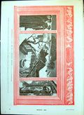 Old Print All On A Christmas Morning J Exten Joseph Shepherds Child 1908 20th