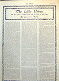 Old Print The Little Heiress Story Had A Hunted Look Gentlemen Lover 1908 20th