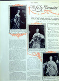 Antique Old Print Sir Peter Lely Beauties Hampton Court Duchess Richmond 1915