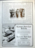 Antique Old Print Women In War Italy Russia England Pianola Piano Advert 1915