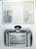 Antique Old Print Argyll Sutherland Highlander Adverts Toiletries Calox 1915