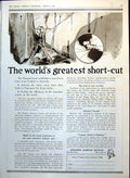 Old Vintage Print Panama Canal Works Electric Elevator Co New York 1917 20th