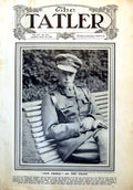 Antique Old Print Prince Wales Army Uniform Letters Eve Packing Country 1916